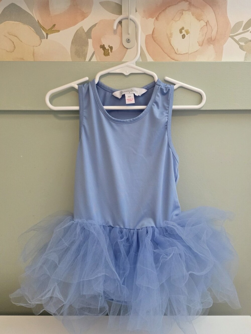 Iloveplum Blue Tulle Ballet Dance Dress Leotard 4 Years Or 4t I Love Plum